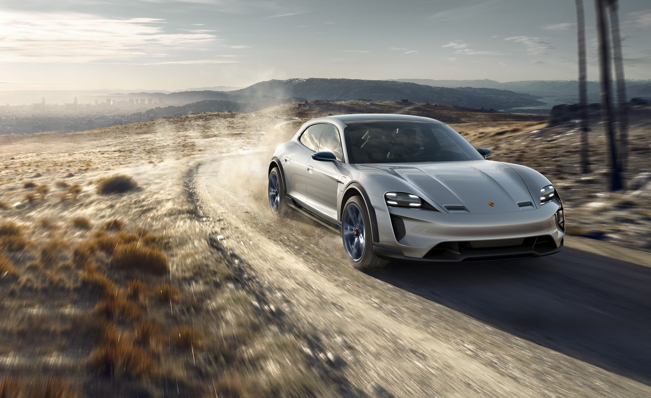 2018 Porsche Mission E: 600-HP electric sport sedan concept